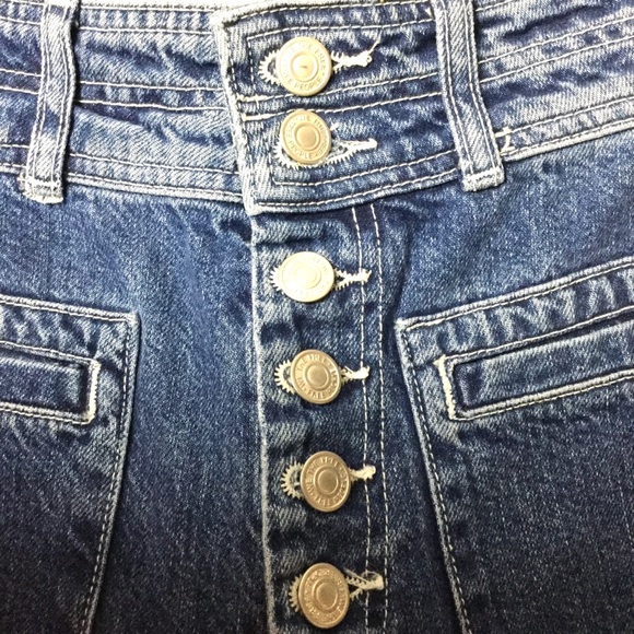 We The Free Wide Leg High Rise Crop Jean - Picture 4 of 9